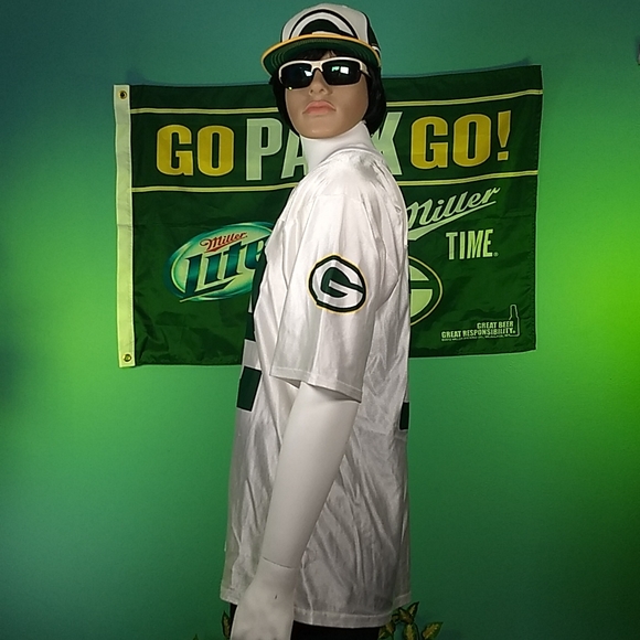 RETRO Aaron Rodgers #12 White NFL jersey, size L, Uncommon! - Picture 12 of 17